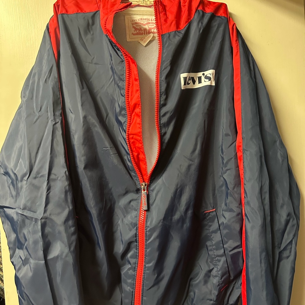 Levi's Youth Blue and Red Jacket Size Large